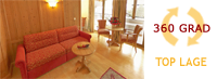360&deg; Ansicht Hotel Appartement