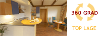 360&deg; Ansicht Hotel Appartement