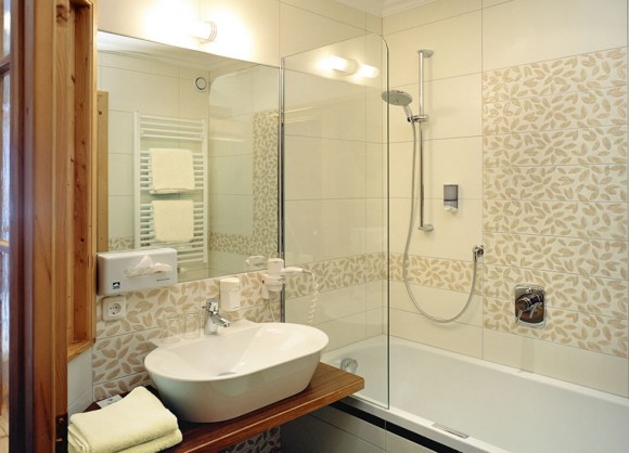 Badezimmer in der Romantiksuite