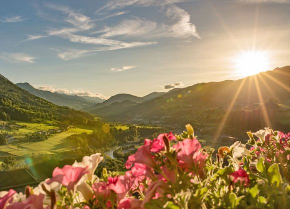 Traumhafter Blick über das Salzachtal