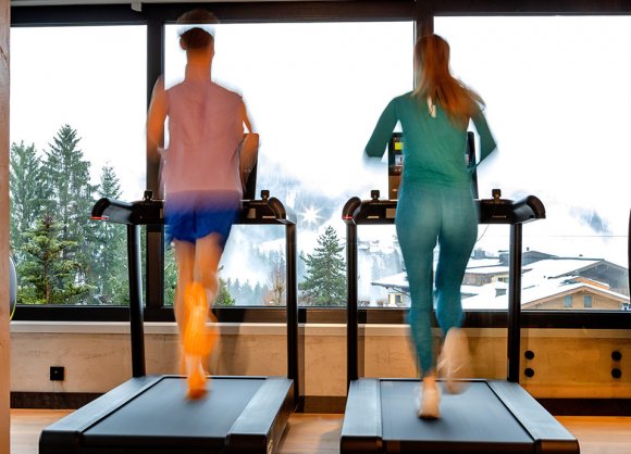 Laufbänder mit Panoramablick