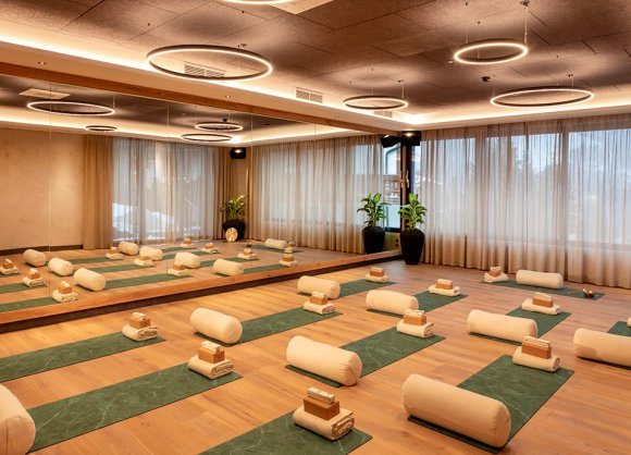 Yogaraum im Alpendorf St. Johann in Salzburg