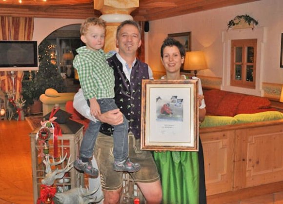 5 golden snow stars for the Aktivhotel Alpendorf