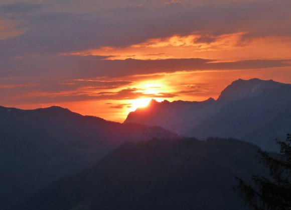Traumhafte Sonnenuntergangswanderung