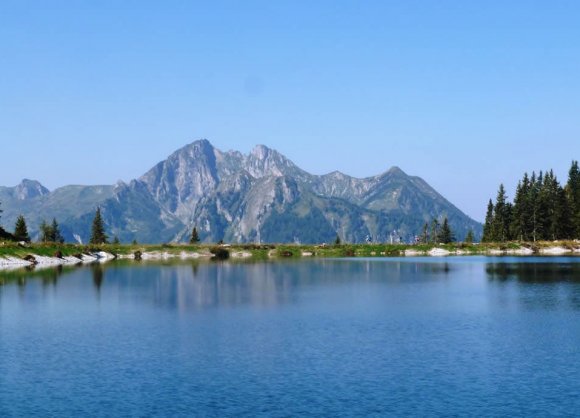 Unterwegs entlang der Alpendorf-Runde mit dem Mountainbike