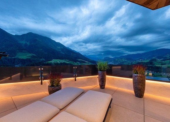 Panoramablick auf das Salzachtal