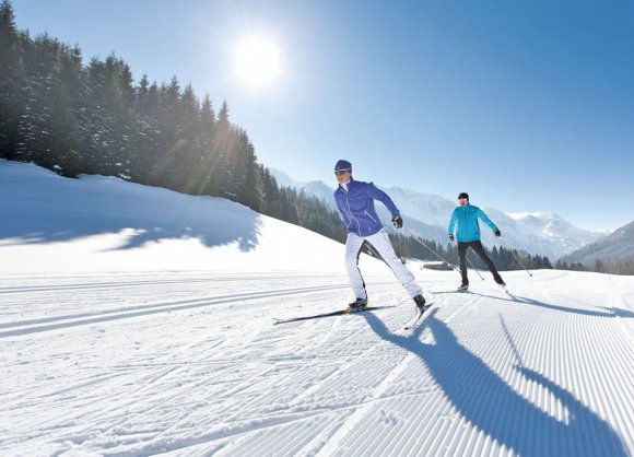 3 km bestens präparierte Loipen in St. Johann im Pongau