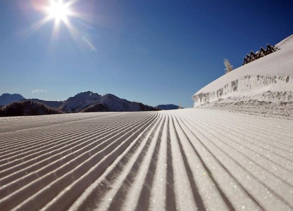 Before christmas, the slopes are a little bit more quiet