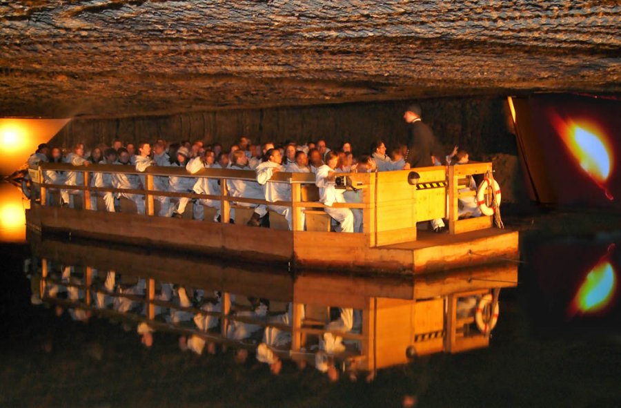 Salzsee in den Salzwelten